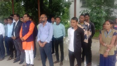 Photo of आईएसबीएम विश्वविद्यालय में ध्वजारोहण