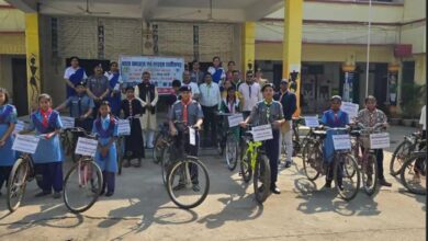 Photo of हीरक जयंती पर साइकिल रैली के माध्यम से पर्यावरण और जल संरक्षण का संदेश