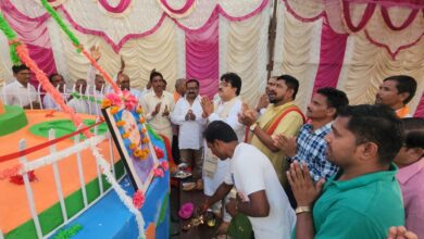 Photo of ग्राम खपरी में अटल चौक का लोकार्पण, आत्मीय सहयोग से बनी मिसाल