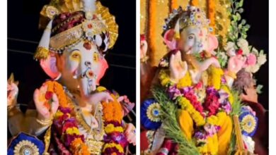 Photo of सरायपाली : भव्य गंगा आरती एवं गाजे-बाजे   के साथ किया गया गणपति की प्रतिमाओं का विसर्जन….