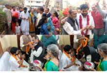 Photo of अंतर्राष्ट्रीय कथा वाचक प्रसिद्ध गिरी बापू का धमतरी में  गुजराती समाज सहित धर्म प्रेमियों ने किया भव्य स्वागत ।