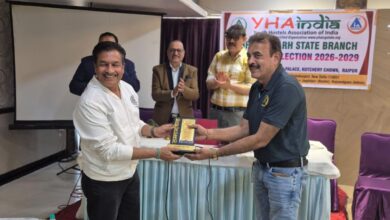 Photo of यूथ हॉस्टल्स छग का निर्विरोध निर्वाचन,हुकुमचंद जैन उपाध्यक्ष, अनन्त दीक्षित नेशनल कौंसिल मेम्बर संरक्षक, पर्यटन विकास निगम के अध्यक्ष नीलू शर्मा ने दी बधाई